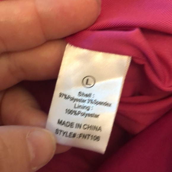 Fashion Nova Got A Crush hot pink satin mini dress - Picture 8 of 8